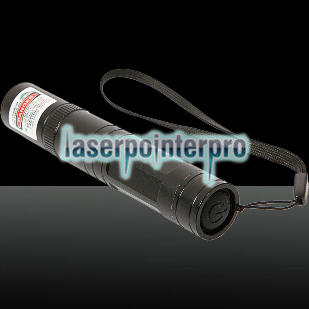 1mW 532nm Green Beam Light Tailcap Switch Laser Pointer Pen Black 850