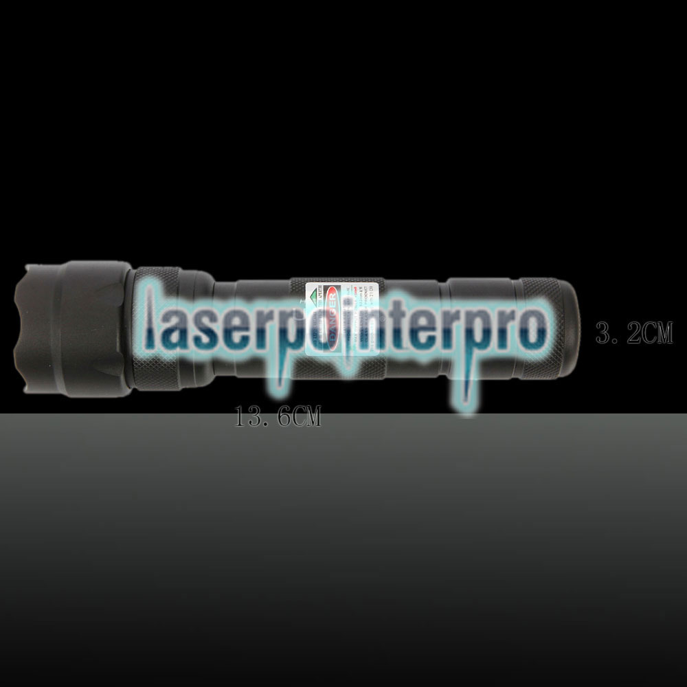150mW 532nm Potente penna ricaricabile con puntatore laser con interruttore ricaricabile nero