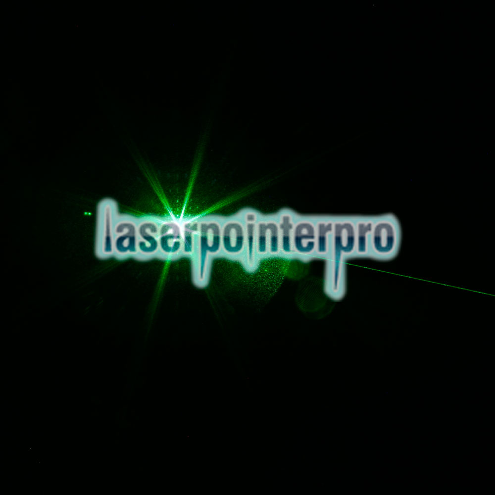 Stylo pointeur laser de commutateur de 150mW 532nm puissant rechargeable Tailcap avec chargeur noir