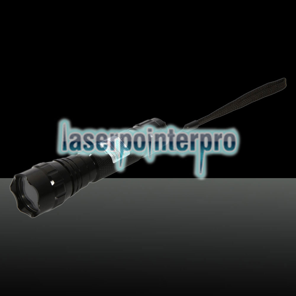 Puntatore laser verde 500mw 532nm con batteria e caricabatterie nero