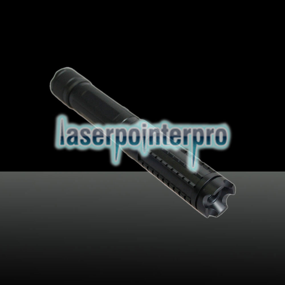 LT-08890LGF 4000mw 450nm Pure Blue Beam-Licht multifunktionale wiederaufladbare Laserpointer Set Schwarz