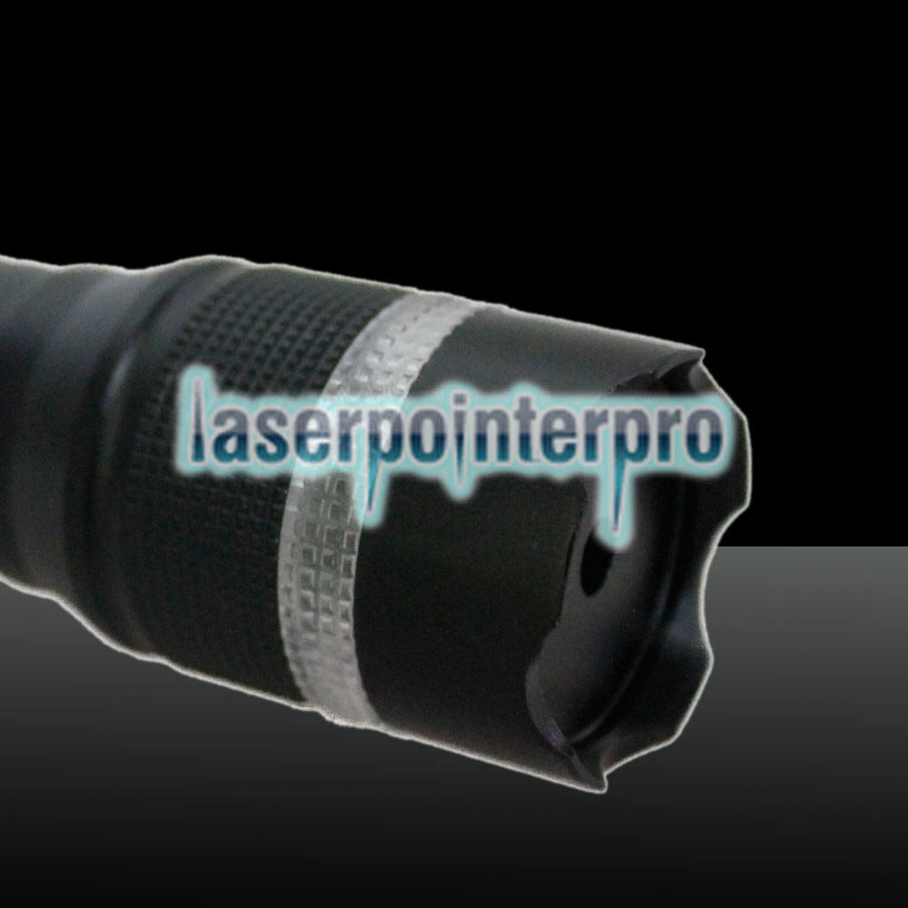 LT-85 500 mw 532nm Feixe de Luz Noctilucente Stretchable Ajustável Foco Laser Pointer Pen Preto