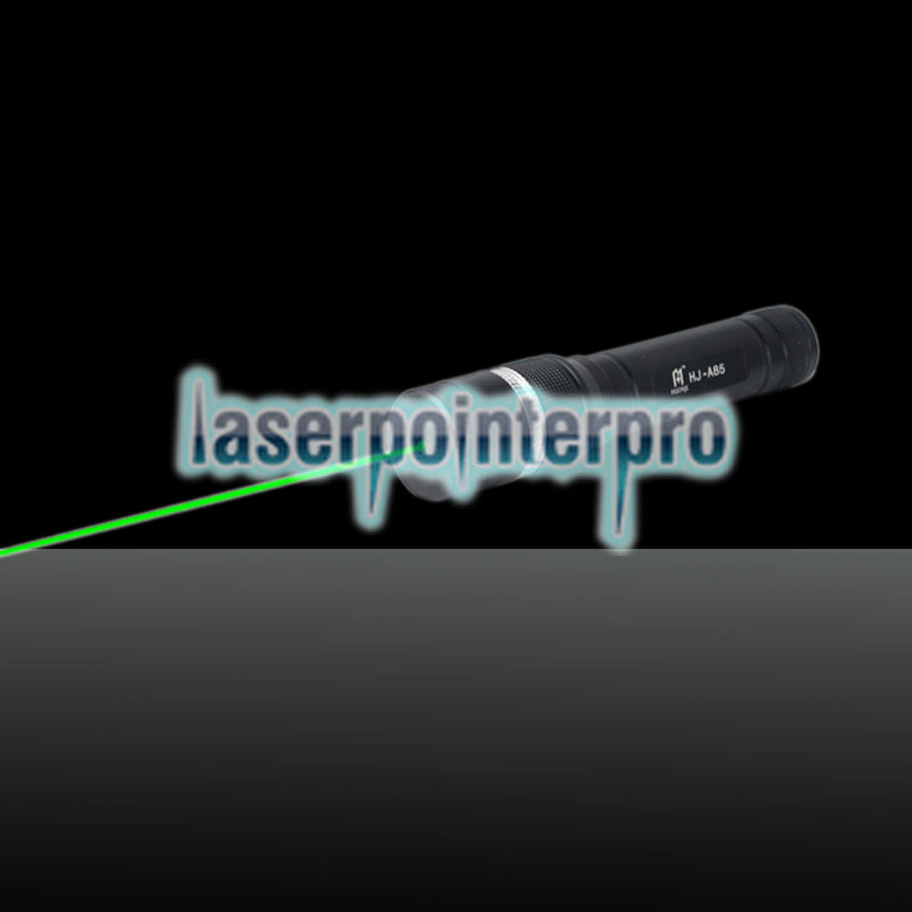 LT-83 500mw 532nm Green Beam Light Noctilucent Stretchable Focus ajustable Recargable Lápiz Pointer Laser Set Negro