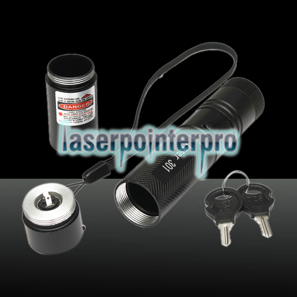 Laser 301 1000mW 650nm feixe de luz vermelha ponteiro laser ponto único caneta preta