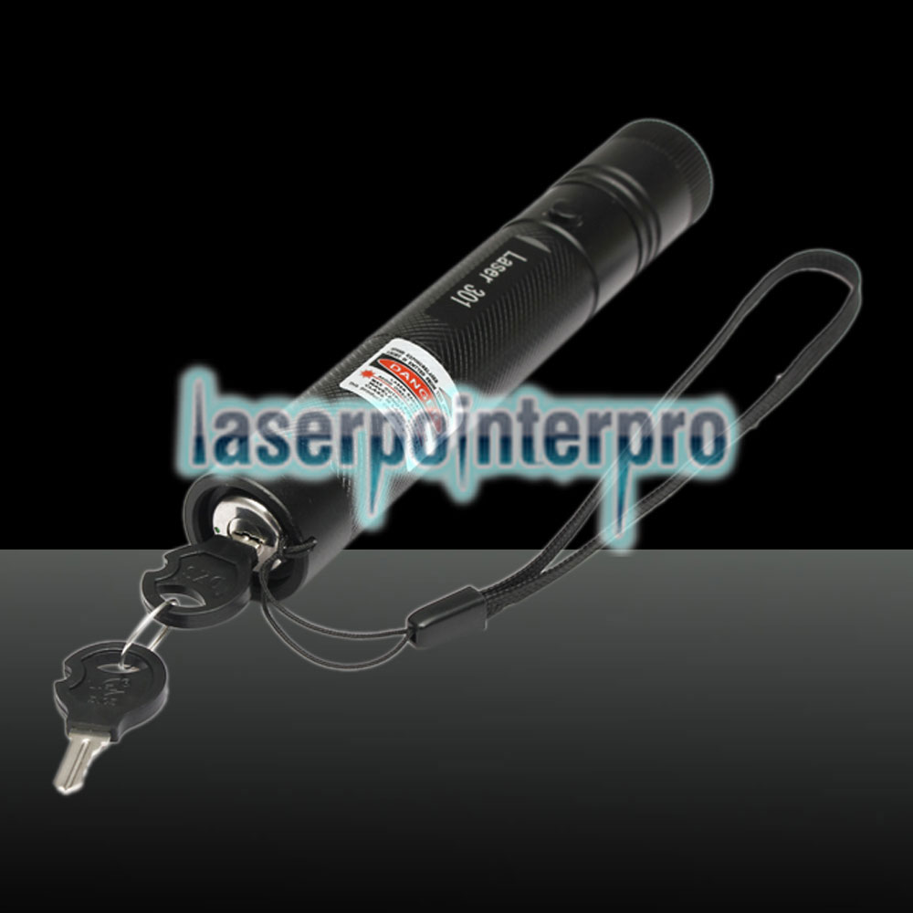 Laser 301 1000mW 650nm Red Beam Light Single-point Laser Pointer Pen Black