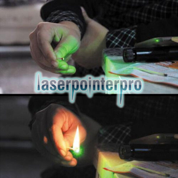 Laser 301 200MW 532nm Puntero láser de alta potencia con luz verde Negro