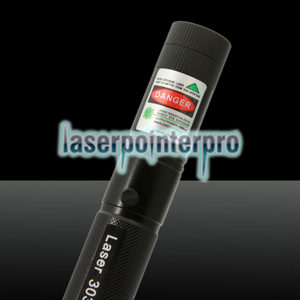 Pointeur Laser à faisceau vert, 100 mW, 532 nm, point unique et lumière étoilée, noir