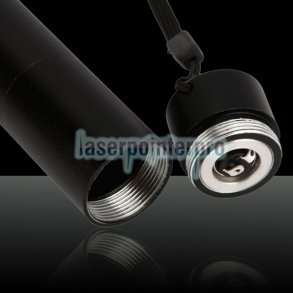 Laser 302 200mW 650nm Lápiz puntero láser rojo medio abierto Negro