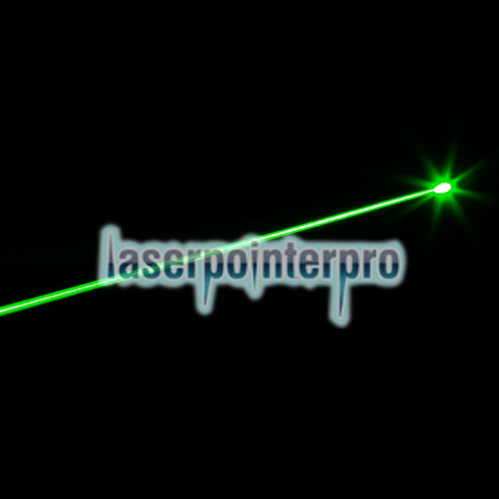 (Sin embalaje) 1mW 532nm Green Laser Pointer Pen Black