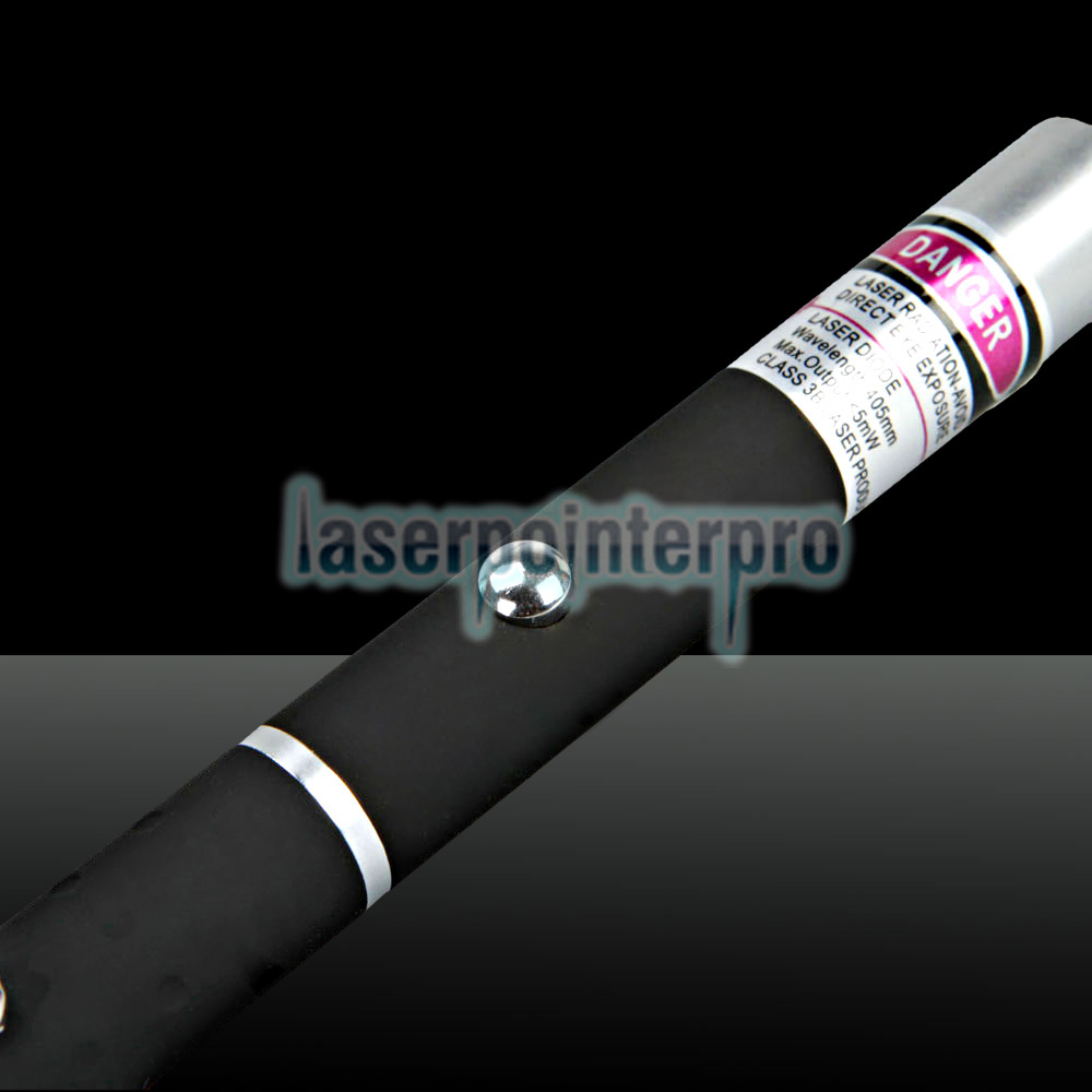 Penna puntatore laser viola chiaro con raggio di 5 mW 405 nm