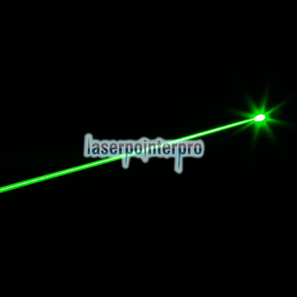TS-002 1000mW 532nm Green Laser Pointer Pen Silver Gray