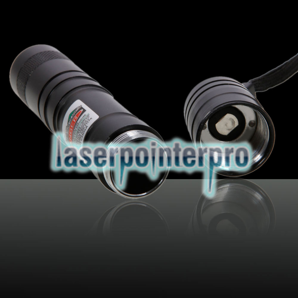 Combinaison de pointeur laser verte professionnelle 200mW avec batterie 16340 et chargeur (2010)