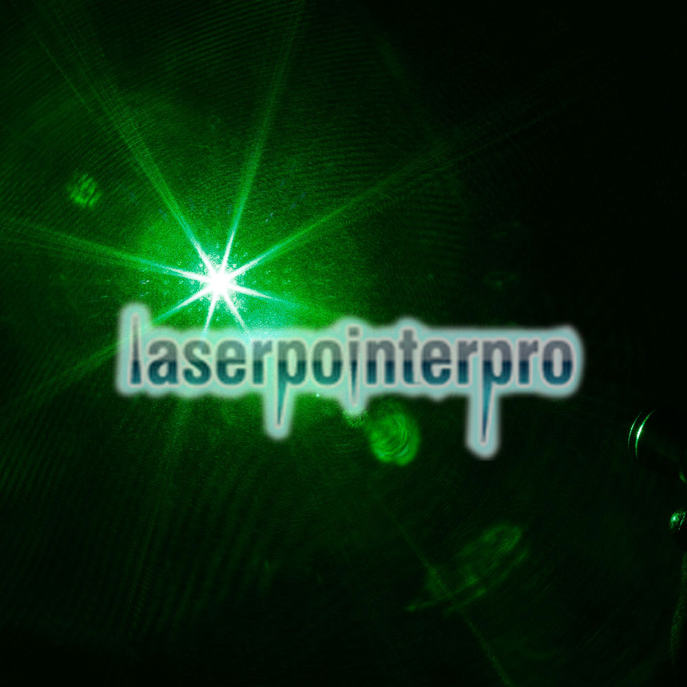 Terno verde do ponteiro do laser de 200mW com bateria 16340 & carregador (2010)