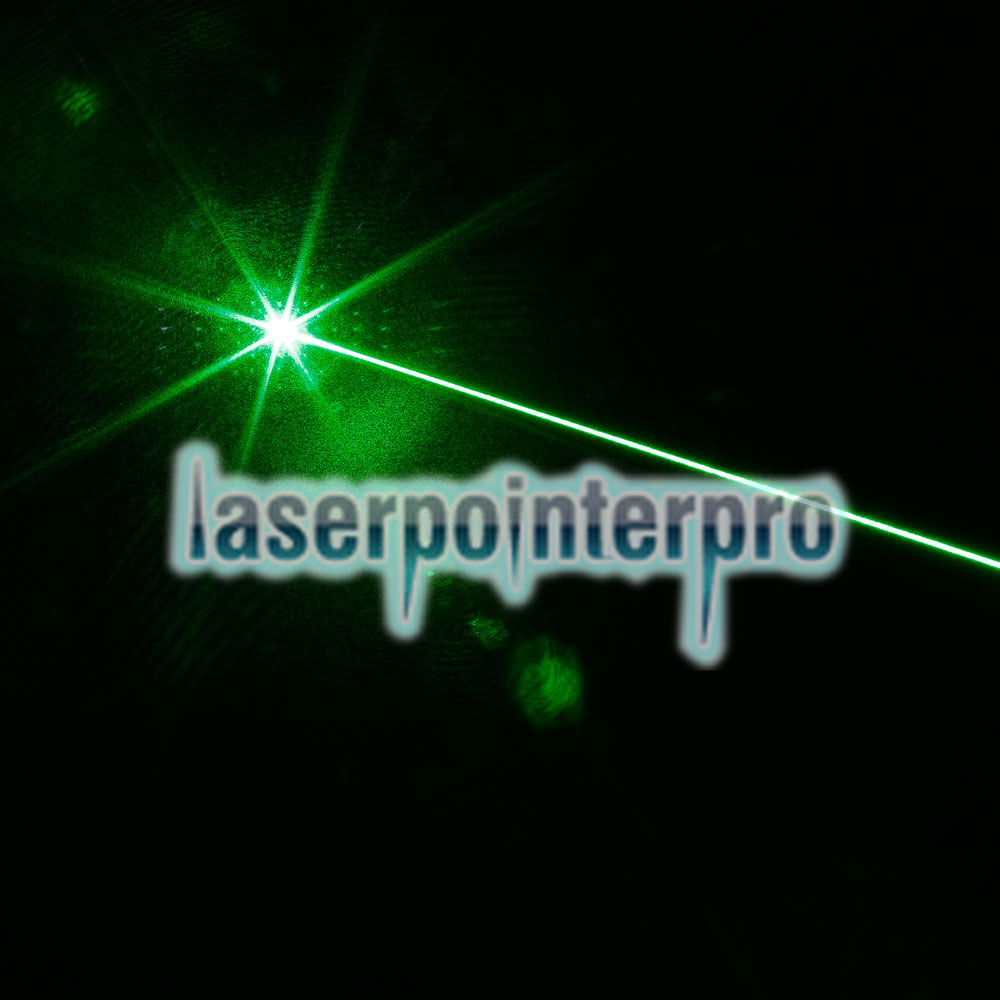 300mW Professional Green Laser Pointer Suit with 16340 Battery & Charger Black (619)