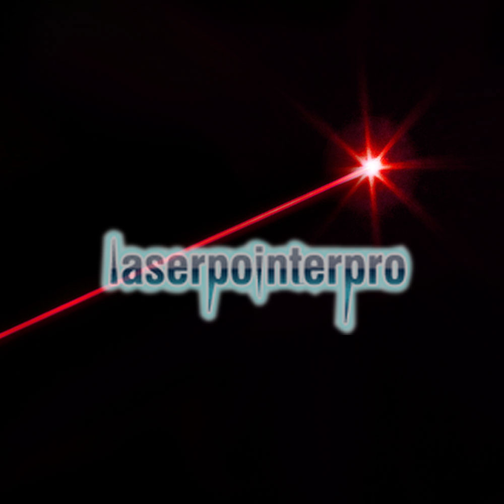 Pointeur laser à lumière rouge de 200 MW professionnel avec boîtier noir