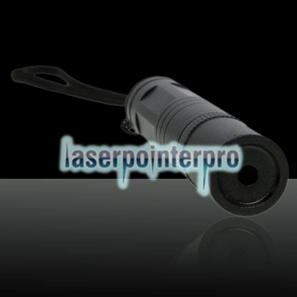 Puntatore laser professionale a luce rossa da 200MW con scatola (batteria al litio CR123A) nero