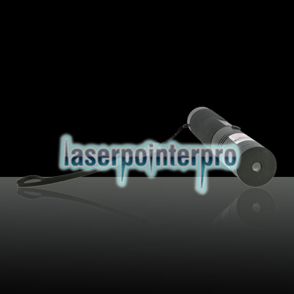 300MW Professioneller Rotlicht-Laserpointer mit Box (18650/16340 Lithium-Batterie) Schwarz