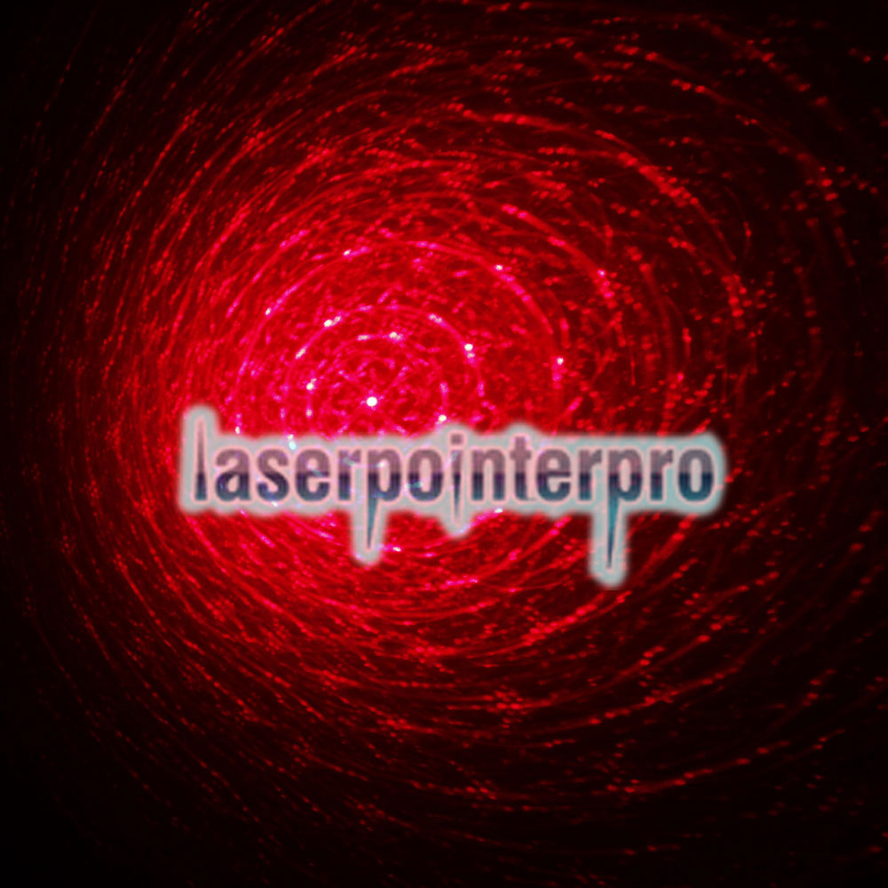 Pointeur laser à lumière rouge professionnel de 300MW avec boîtier (pile au lithium 18650/16340), noir