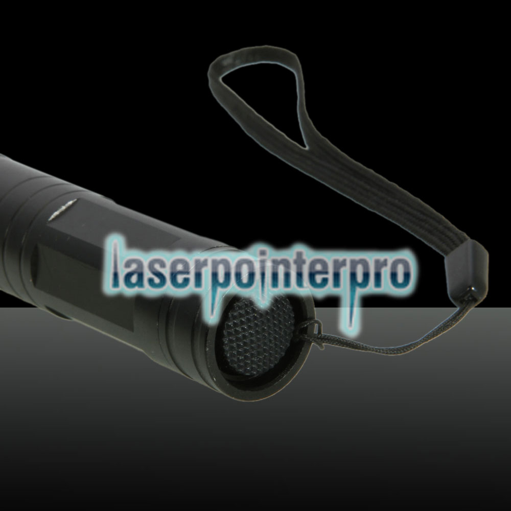 300MW Professioneller Rotlicht-Laserpointer mit Box (CR123A Lithium-Batterie) Schwarz