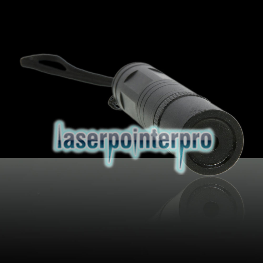 Puntatore laser a luce rossa professionale da 50 MW con scatola (batteria al litio CR123A) Nero