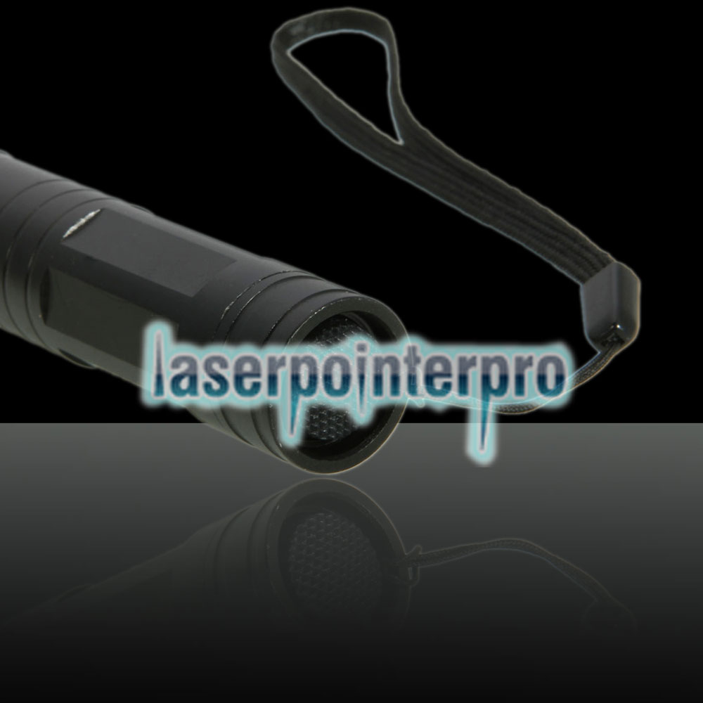 Puntatore laser a luce rossa professionale da 50 MW con scatola (batteria al litio CR123A) Nero