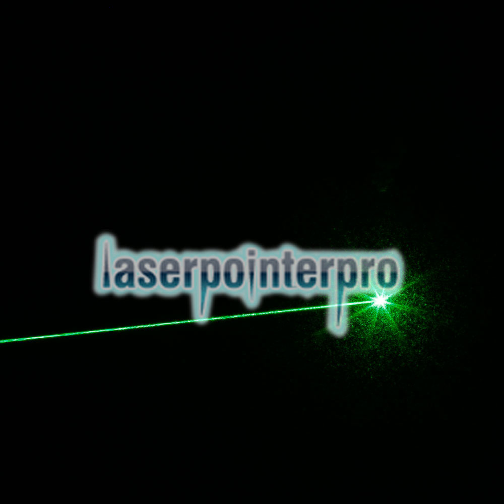 Teste padrão de ponto 500mW ACC Circuit Green Light Laser Pointer Pen Silver