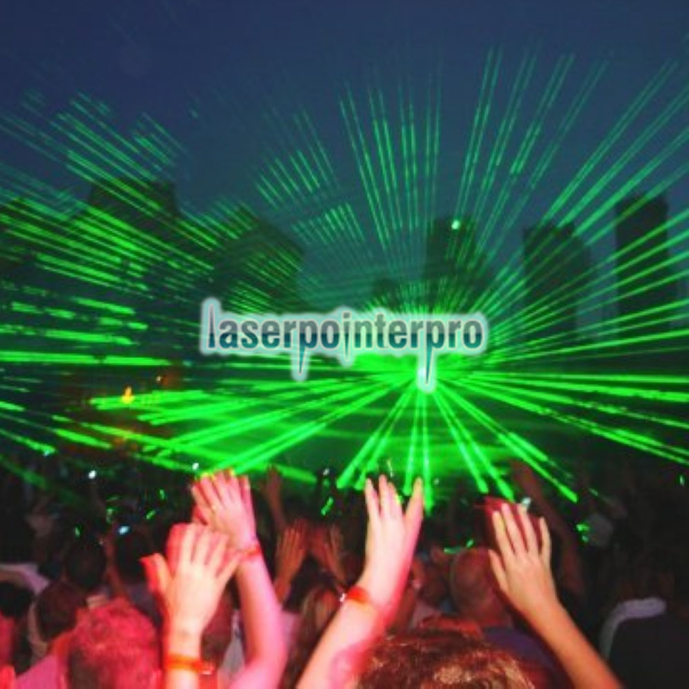 Stylo pointeur laser à lumière verte, motif points 500mW, circuit imprimé argent