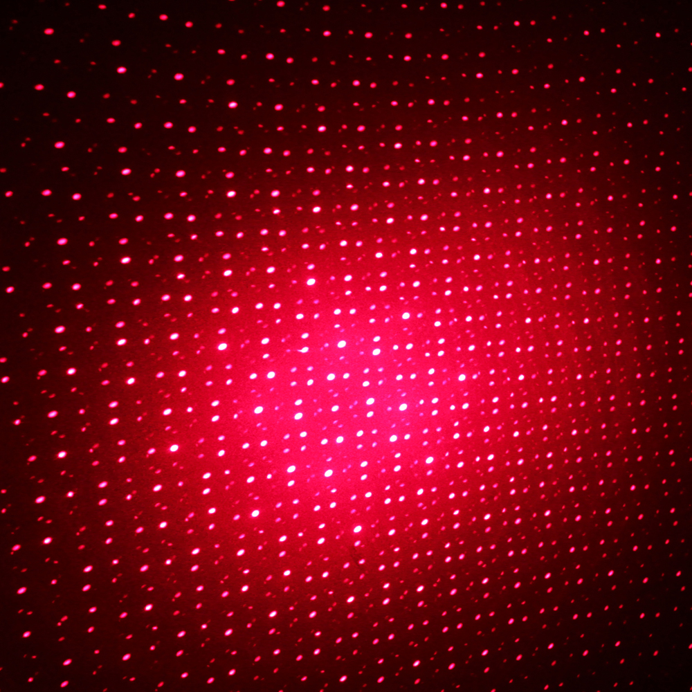 100mW Medio Abierto Patrón estrellado Luz roja Desnudo Lápiz puntero láser Color de camuflaje