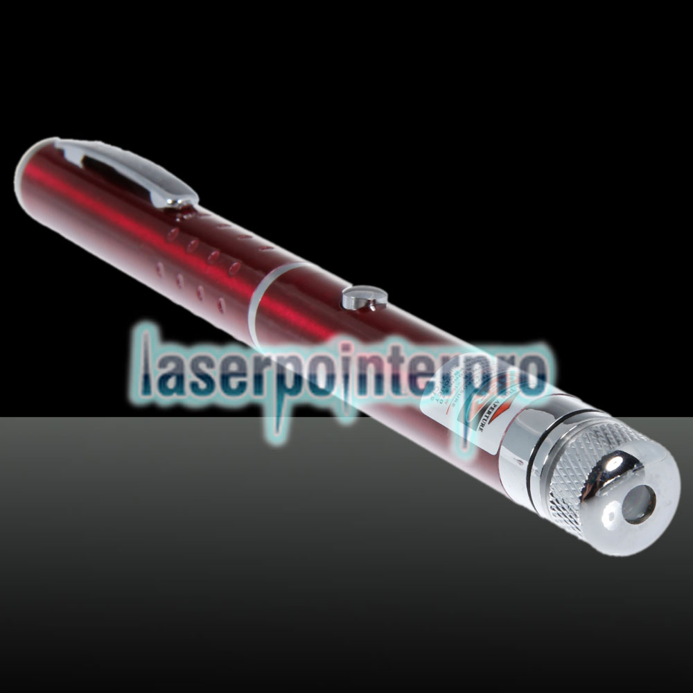 Penna puntatore laser a luce rossa rossa stellata a 300mW