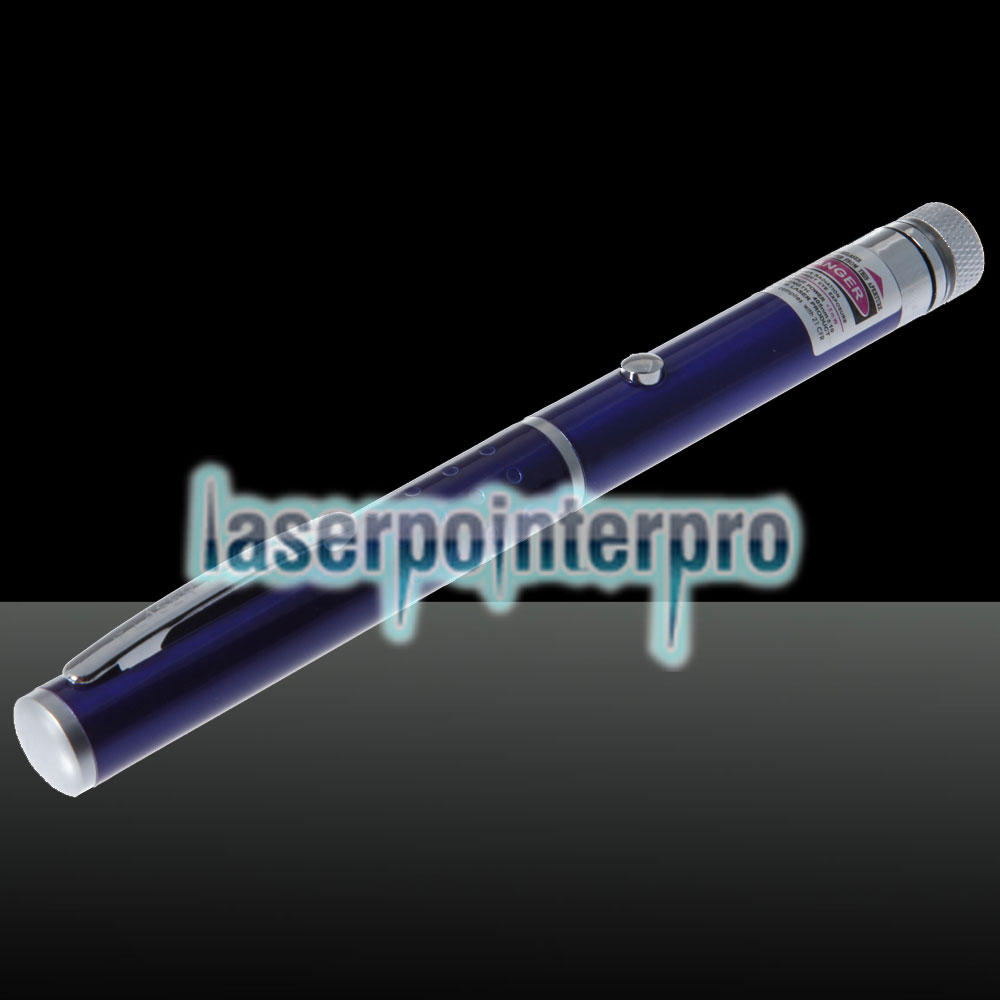 30mW Medio Stellato Modello Aperto Viola Penna puntatore laser nudo blu