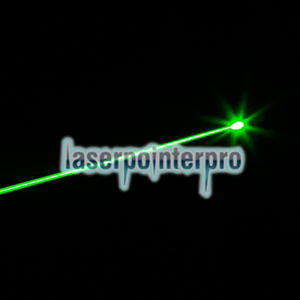 50MW 532nm Mirino laser verde con attacco per pistola (con 1 * batteria CR2 3V + scatola) nero