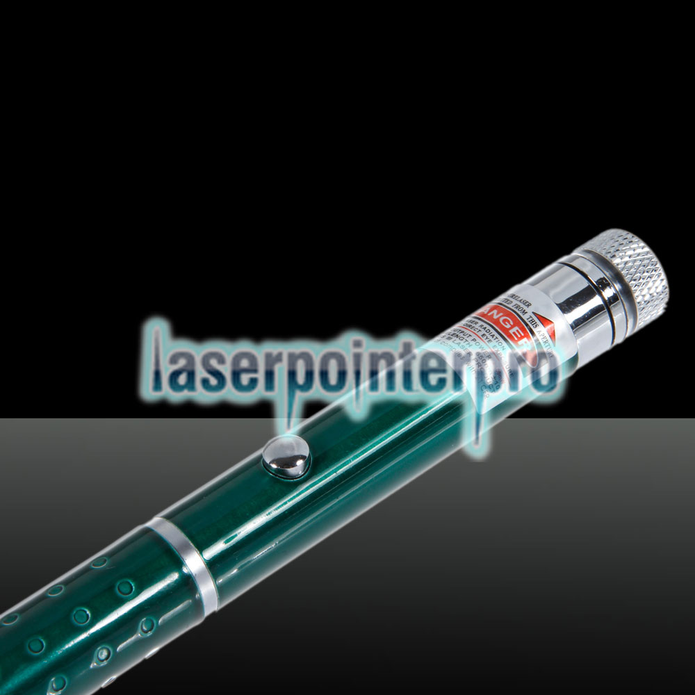 50mW milieu ouvert motif étoilé rouge lumière nue stylo pointeur laser vert
