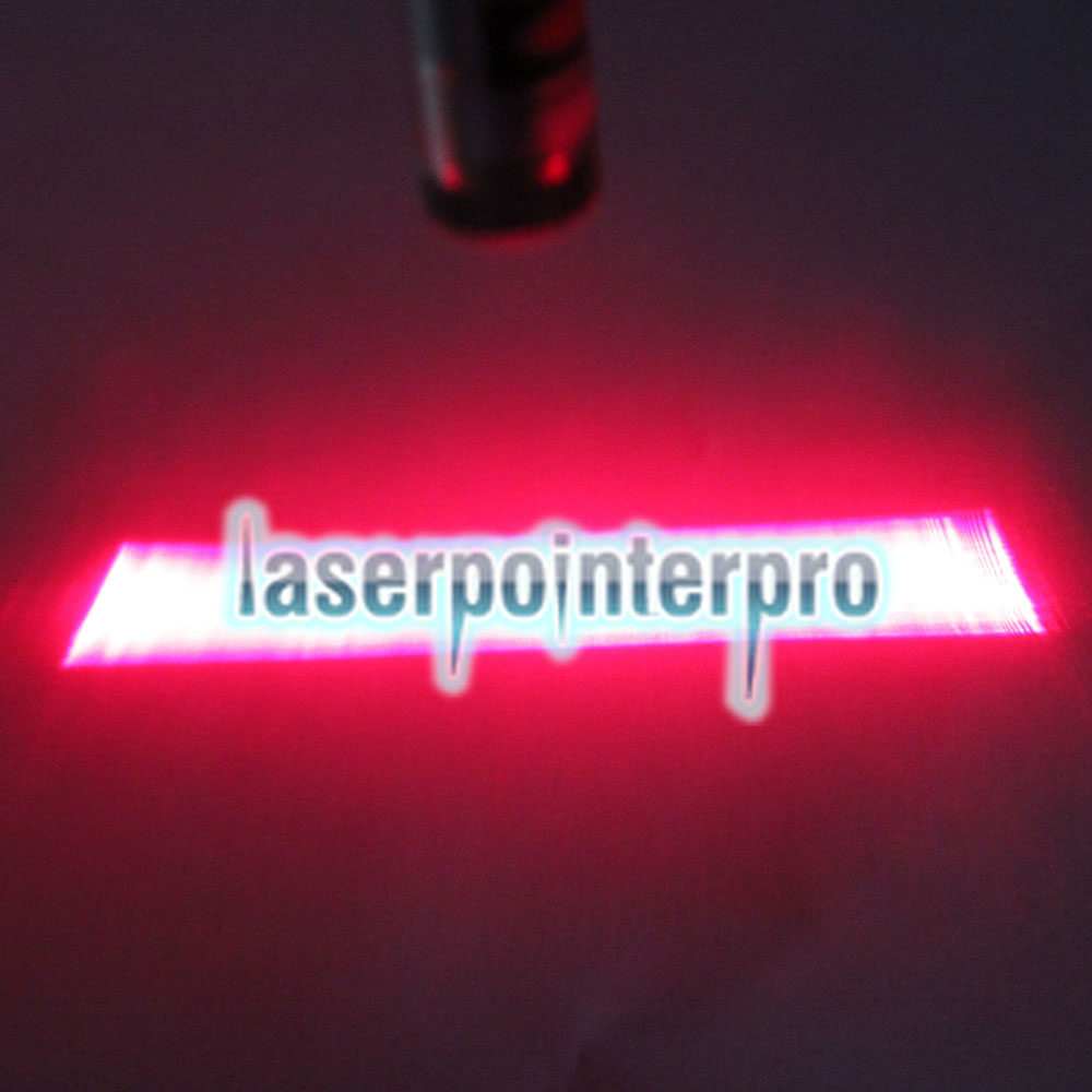 5MW Red Laser Pointer Módulo Laser de Estilo Forrado Prata
