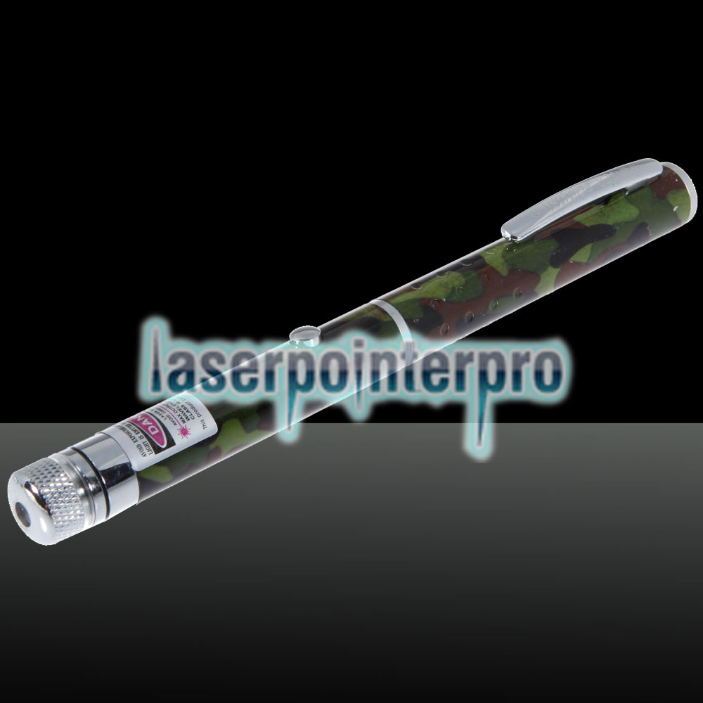 Couleur de camouflage de stylo pointeur laser ouvert moyen violet clair de couleur mauve 5mW