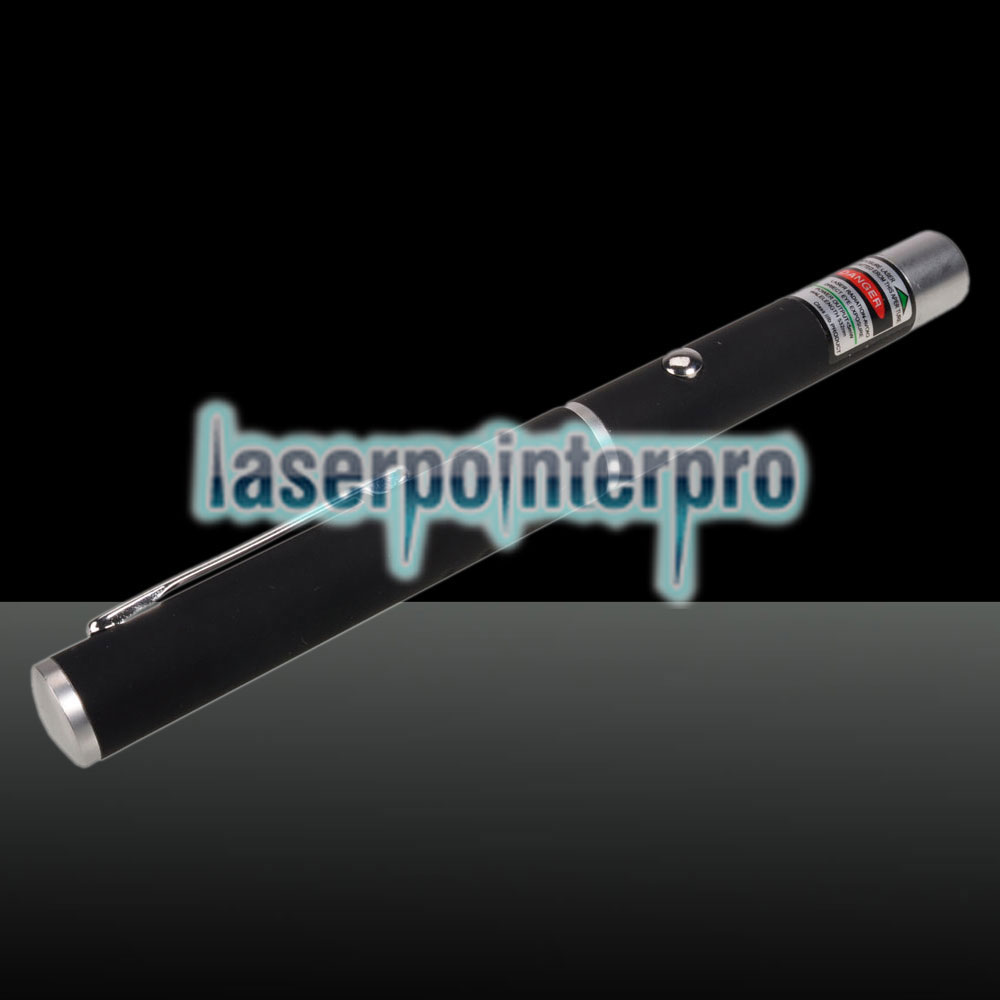 1mW 532nm Mid-open Beam Green Laser Pointer Black