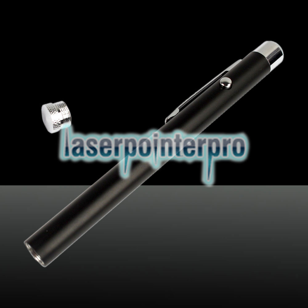 1mW 650nm Feixe Vermelho Laser Pointer Pen Preto