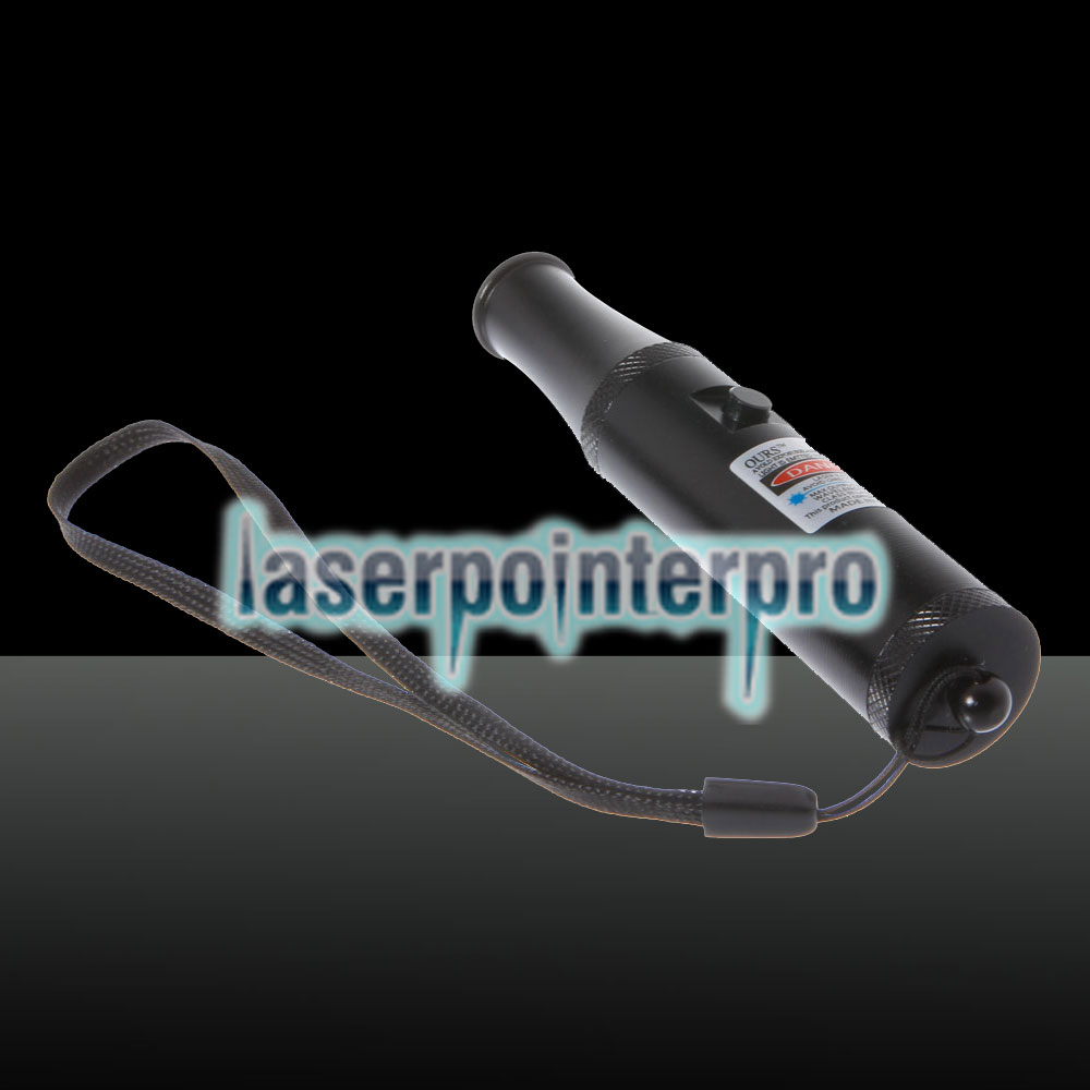 300mW 405nm Clique em Blue Style Laser Pointer com Battery Black