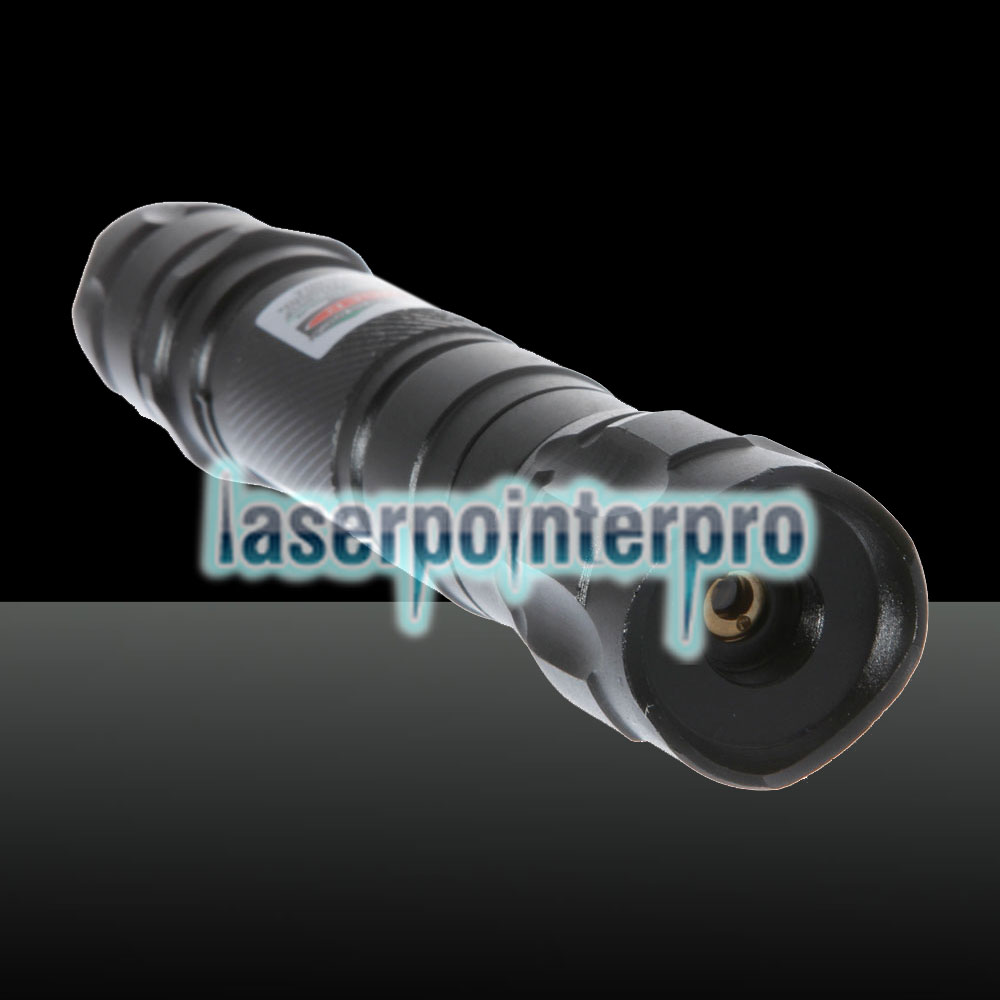 Ponteiro laser verde aberto 300mW 620mW estilo clique com clipe / bateria preta