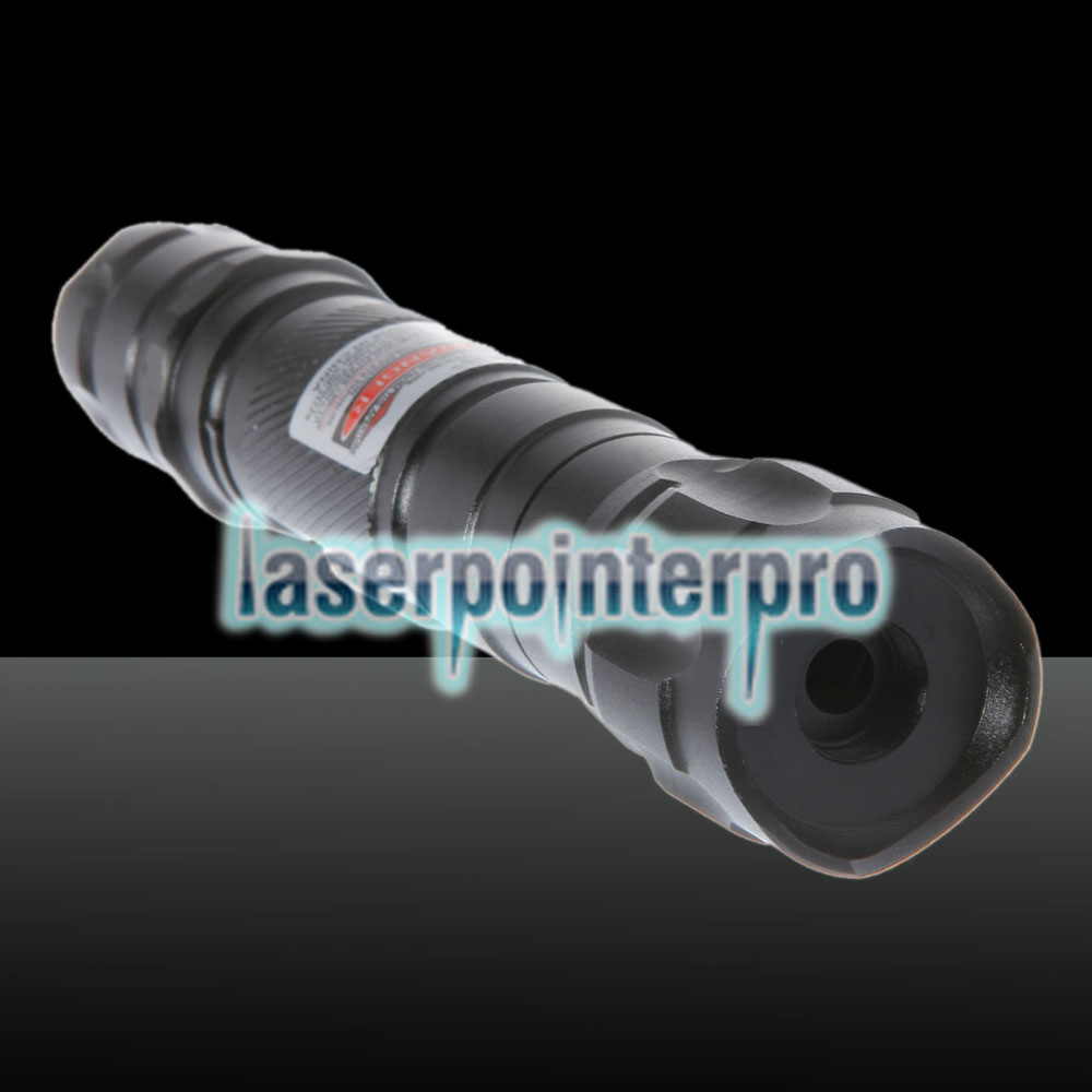 300mW 620 Click Style Red Open-back Laser Pointer com Clip / Bateria Preto