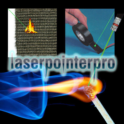 1000MW Multifunktionales Brennen 5 in 1 Kapazitiver Laserpointer Schwarz