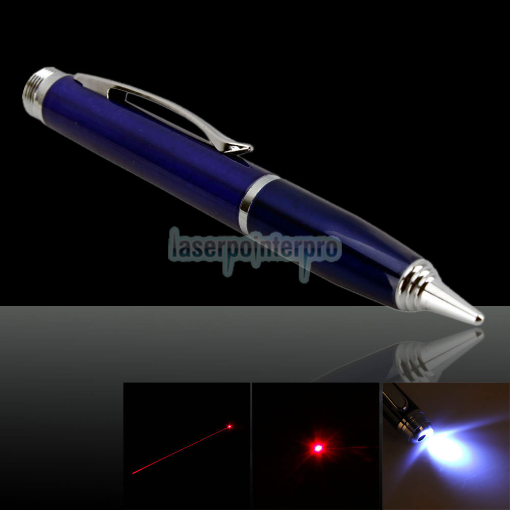 4 in 1 5mW Red Laser Pointer Pen (Red Lasers + LED Flashlight + Writing + PDA Stylus Pen) + 30mW ...