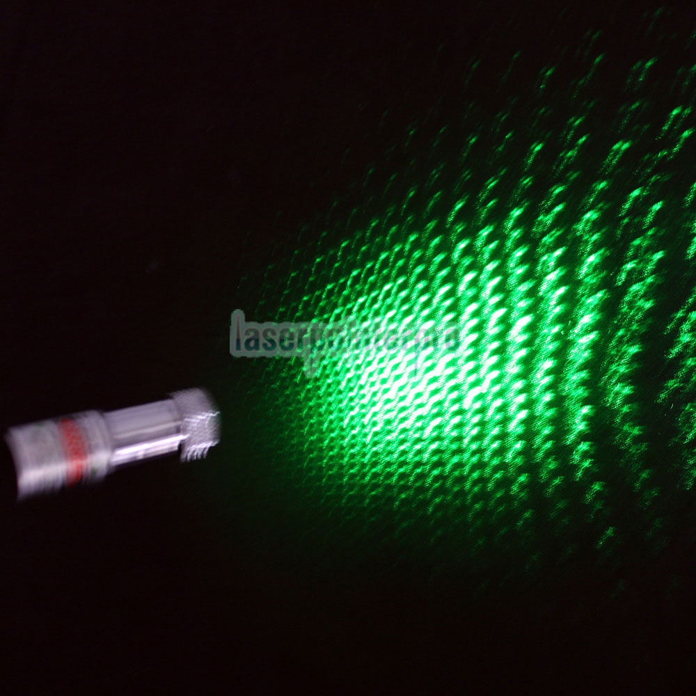 Lápiz con puntero láser verde caleidoscópico de 50 mW 532 nm abierto