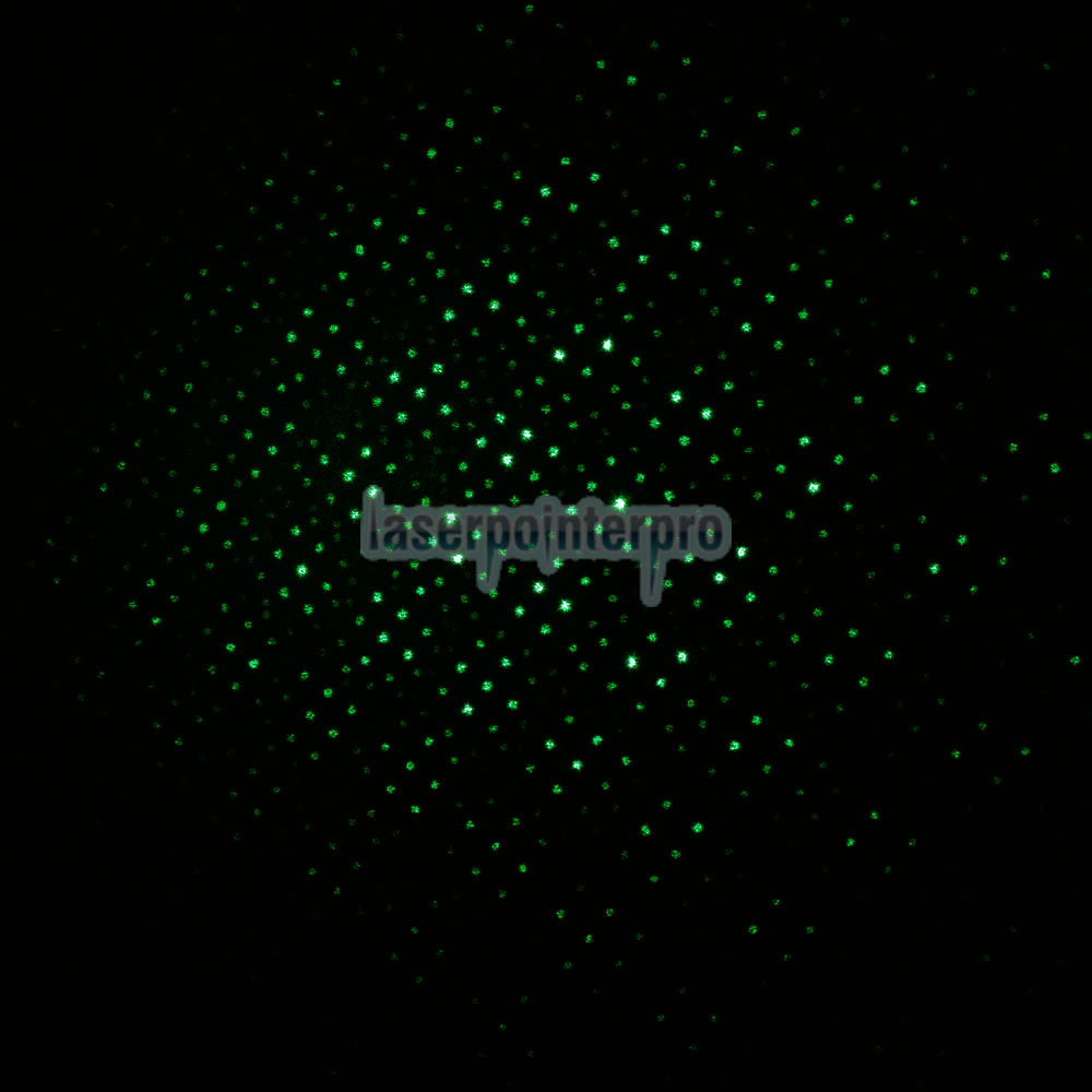 10mW 532nm Open-back Kaleidoscopic Caneta Laser Pointer Verde
