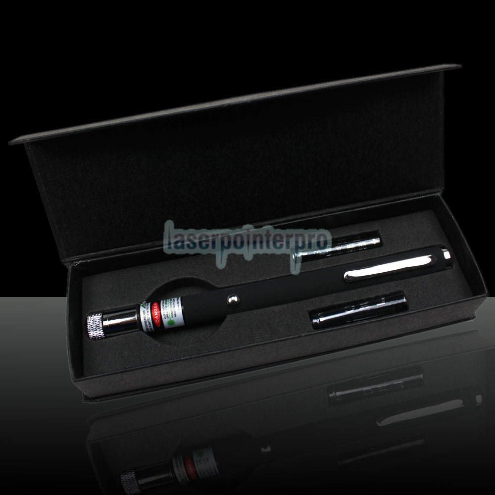 Stylo pointeur laser vert 5mW 532nm à dos ouvert kaléidoscopique
