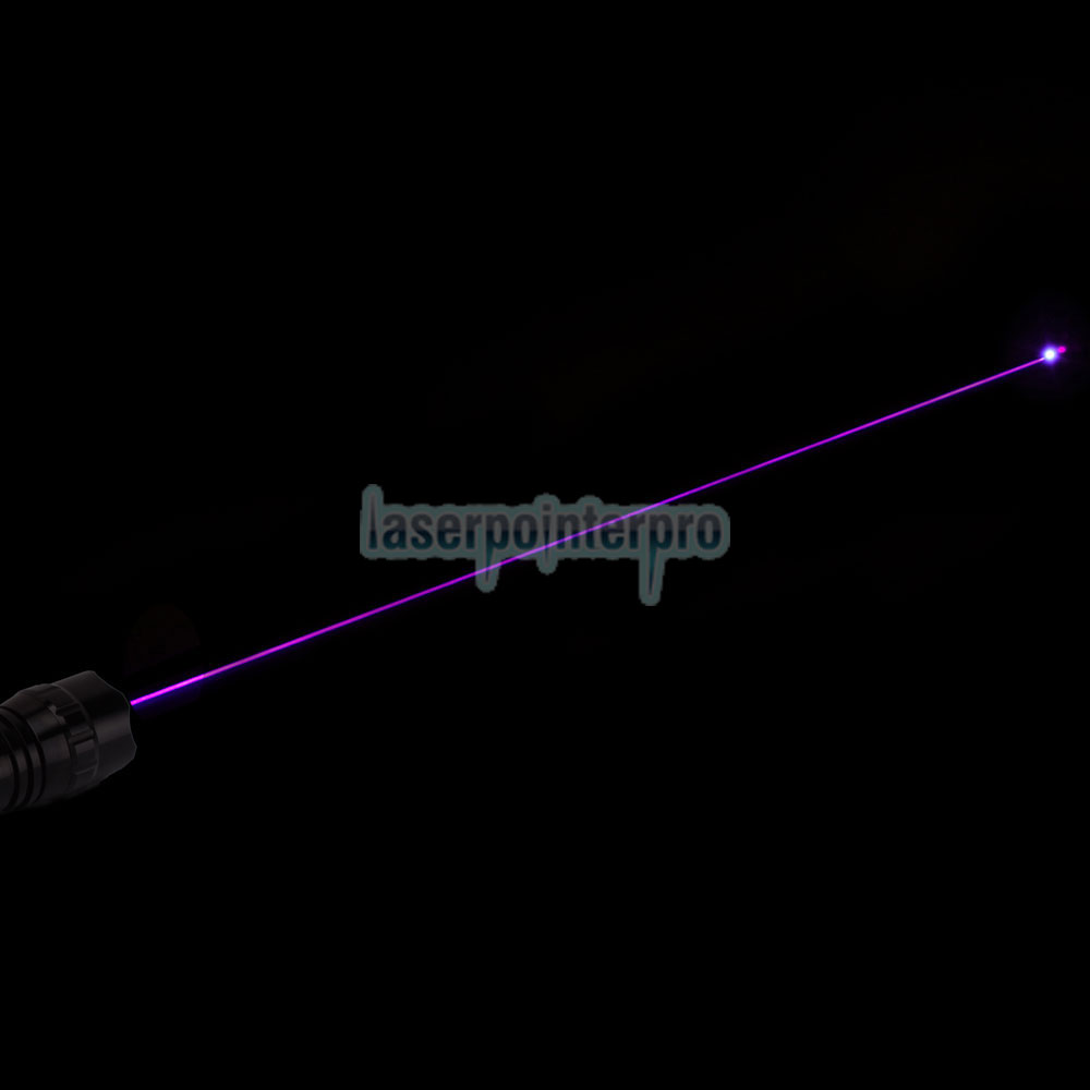 Pointeur laser bleu-violet élégant mi-ouvert 100mW 405nm