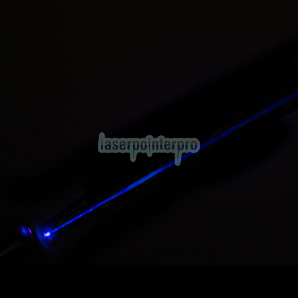 Stylo pointeur laser bleu mi-ouvert élégant 50mW 405nm