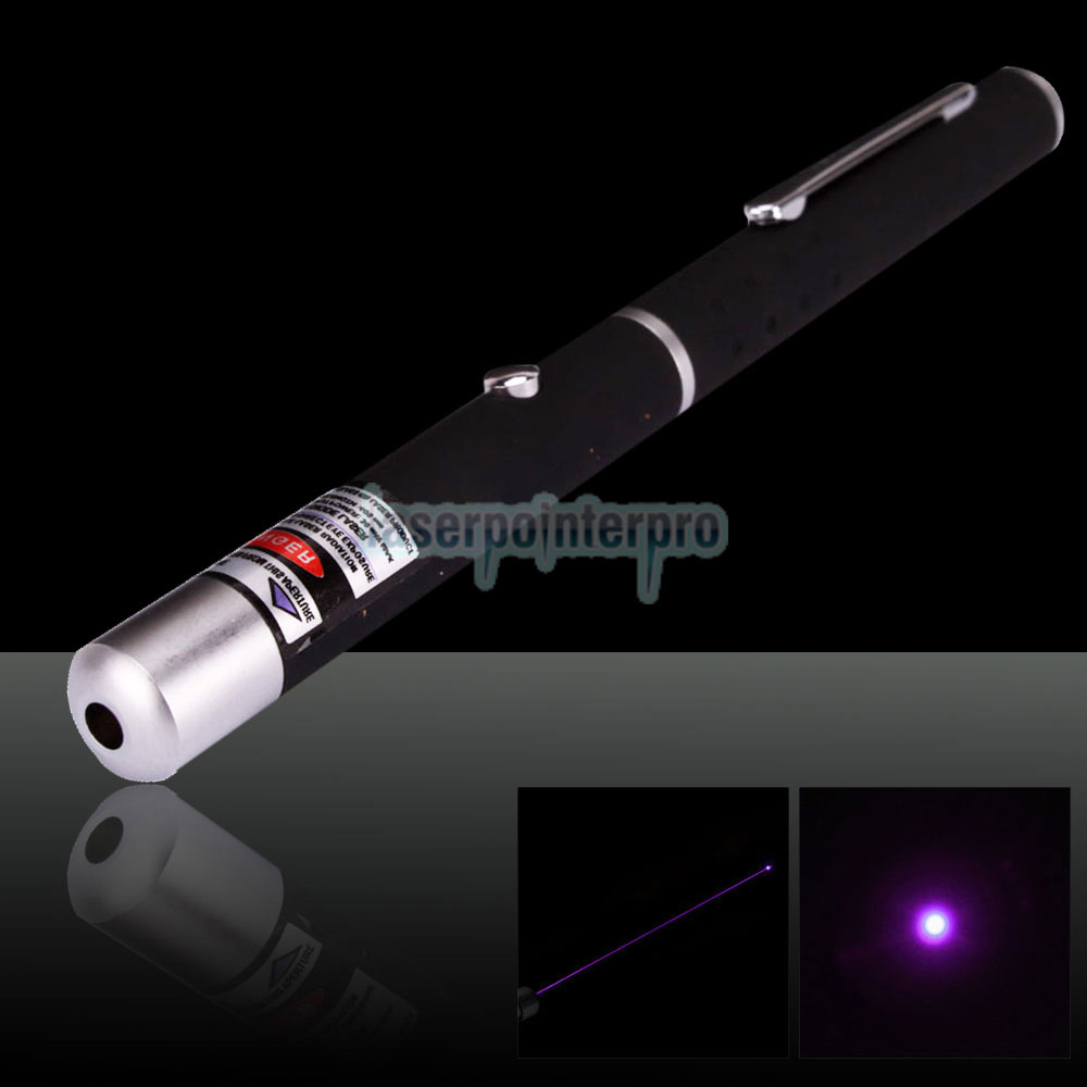 Pointeur laser bleu-violet élégant mi-ouvert 30mW 405nm