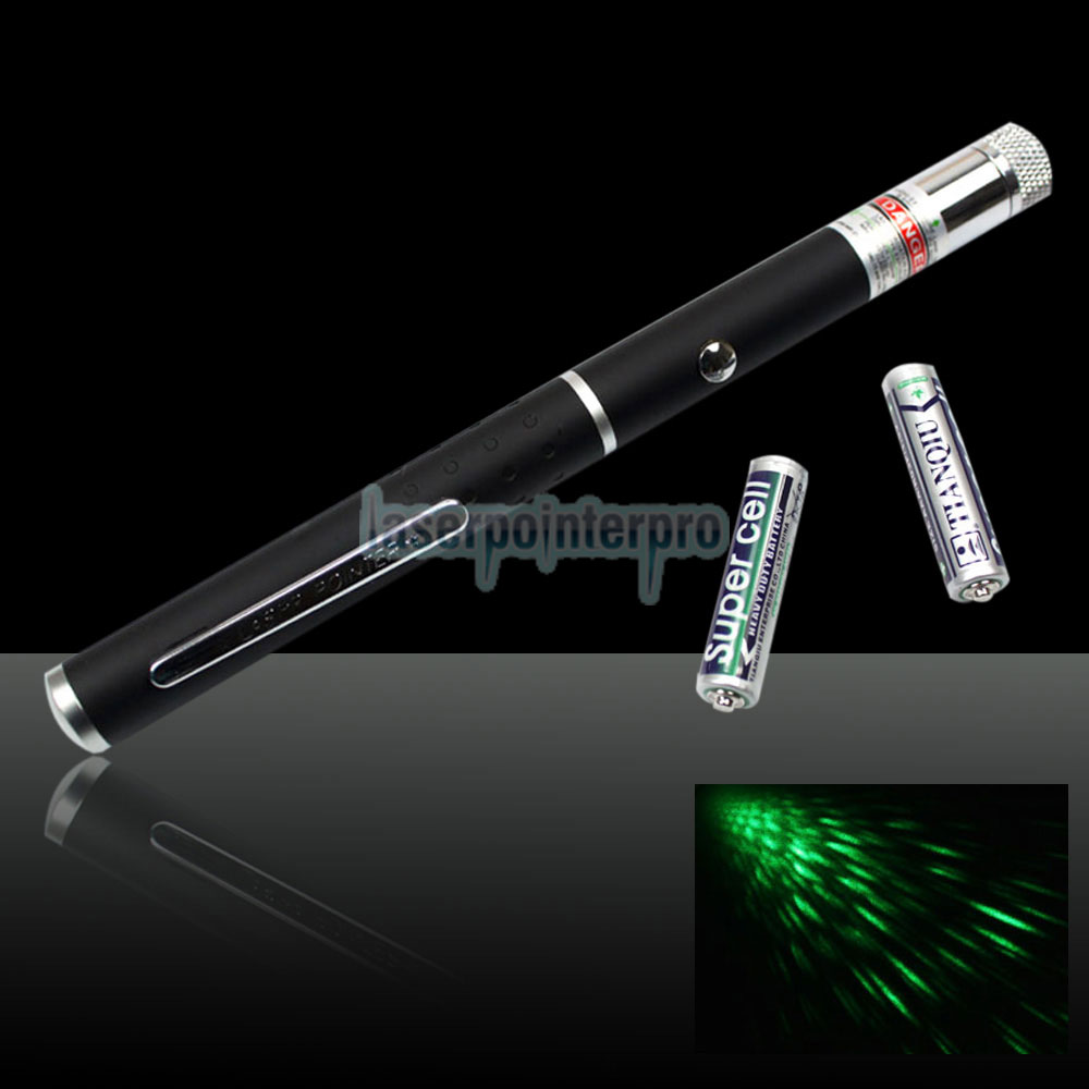 Stylo pointeur laser vert de projecteur d'étoile mi-ouvert de 100mW 532nm