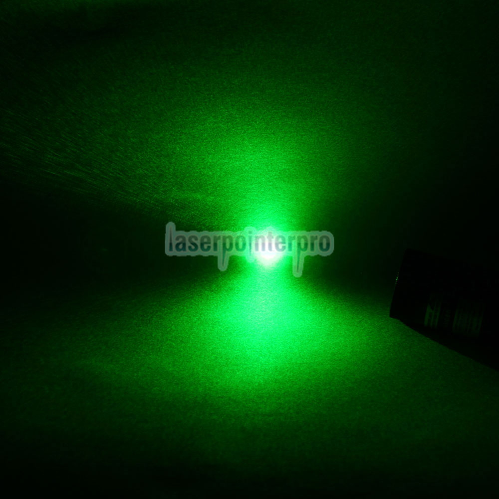 200mW 532nm Taschenlampenstil Grün Laserpointer Schwarz