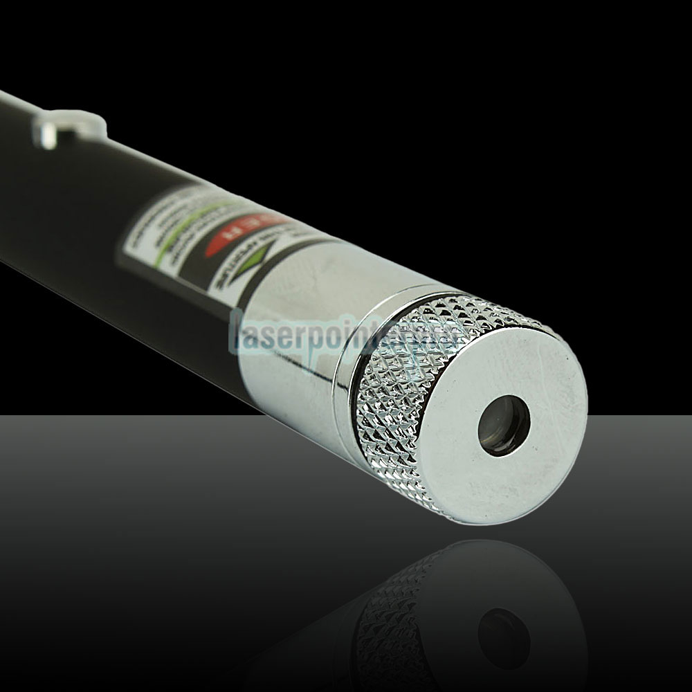 Stylo pointeur laser vert kaléidoscopique à dos ouvert de 30mW et 532 nm avec batterie 2AAA